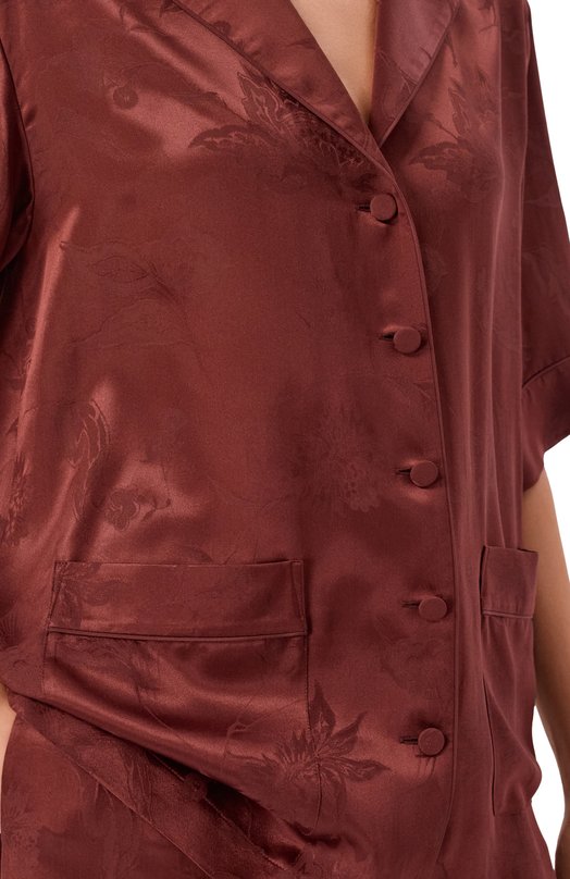 Шелковая рубашка MVST M26.2PW.B032/F126 Коричневый  M26.2PW.B032/F126 Фото 5