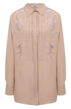 Шелковая блузка VALENTINO, арт. VB0AB2F21MH, фото 1
