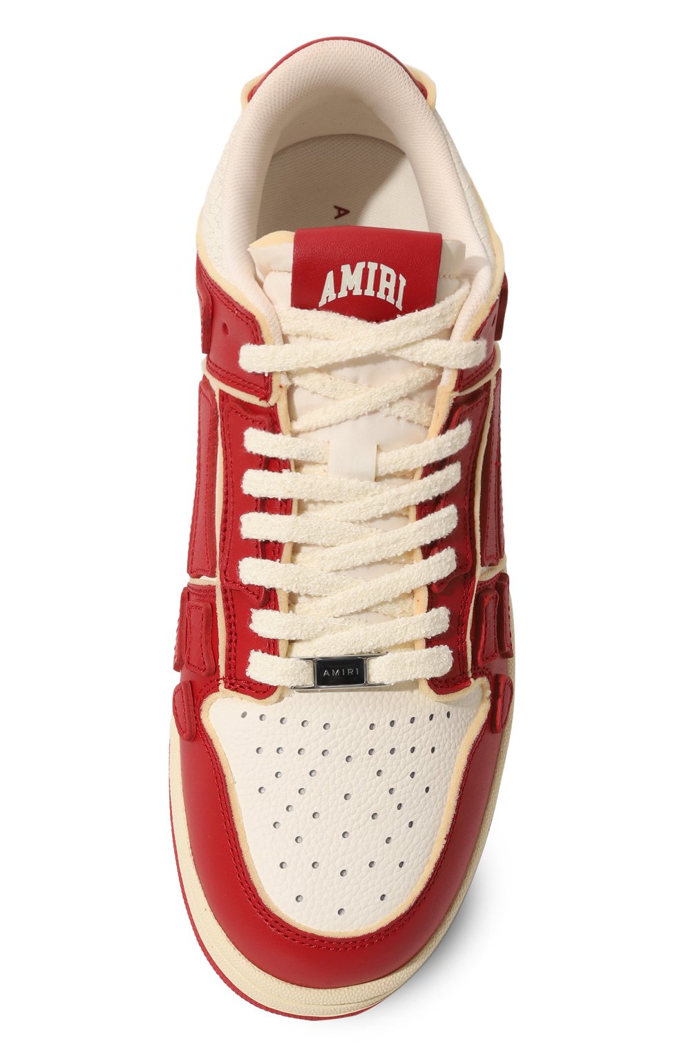 Кожаные кеды collegiate skel-top AMIRI, арт. AMF0SR1030, фото 6