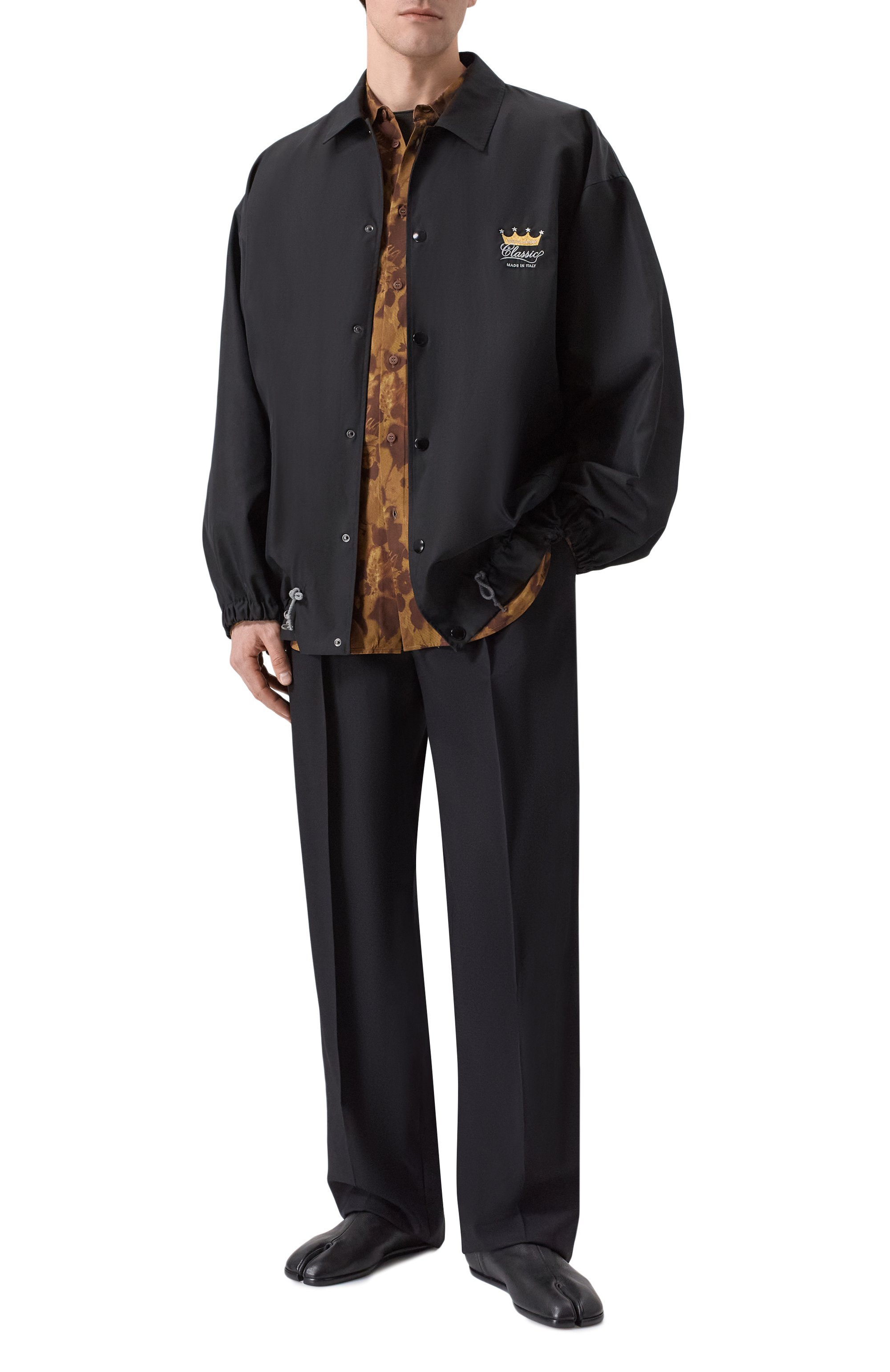 Рубашка из вискозы MAGLIANO коричневого цвета по цене 94800 руб., арт. MGSS26SR01290, фото 2 Рубашка из вискозы MAGLIANO, арт. MGSS26SR01290, фото 2