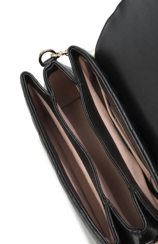 Сумка Avenue Jimmy Choo AVNCURVET0PHANDLEQ0J Чёрный  AVNCURVET0PHANDLEQ0J Фото 5
