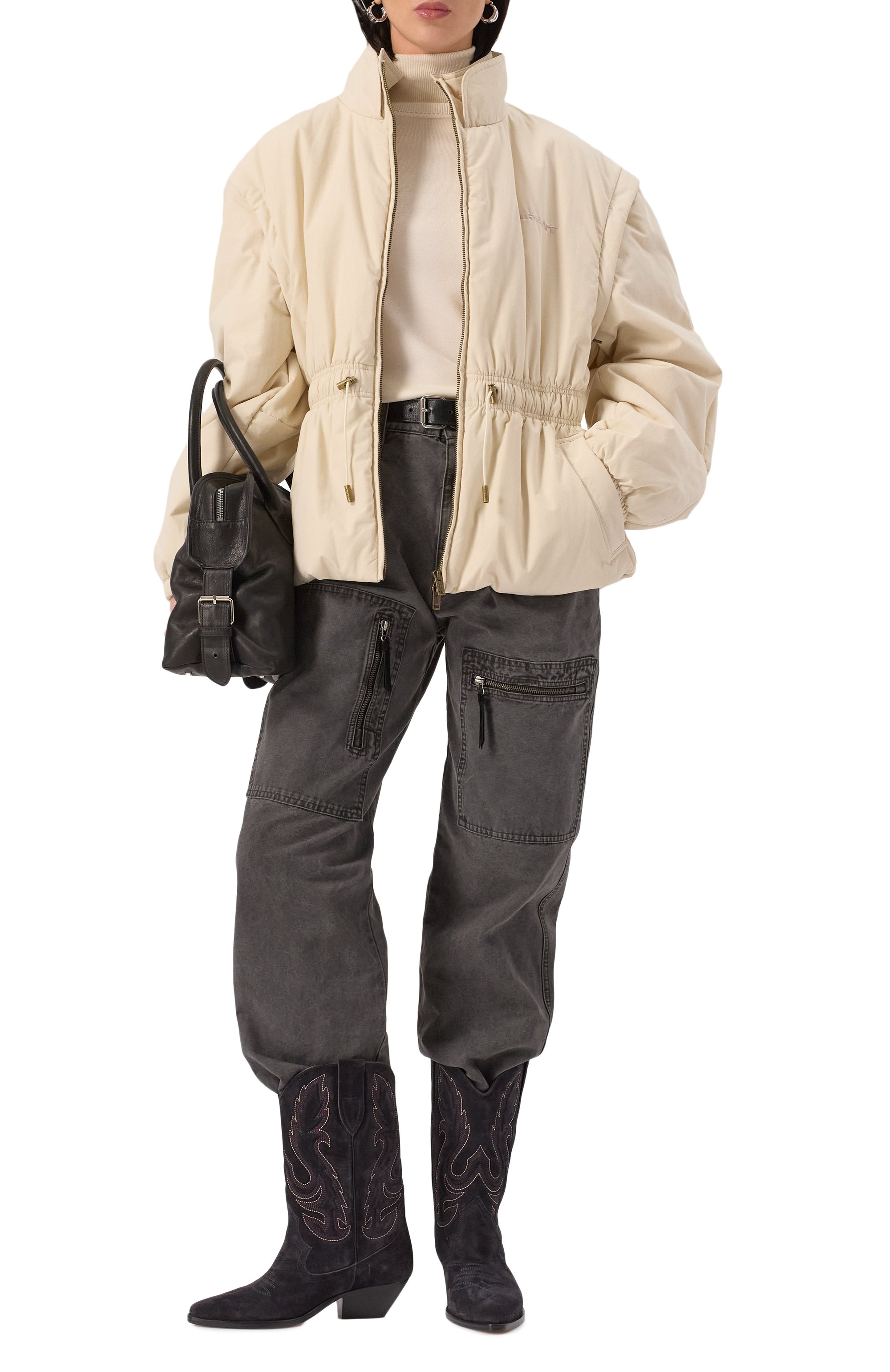 Замшевые казаки duerto ISABEL MARANT черного цвета по цене 99500 руб., арт. 25P/B00003FA-C1A04S, фото 2 Замшевые казаки duerto ISABEL MARANT, арт. 25P/B00003FA-C1A04S, фото 2