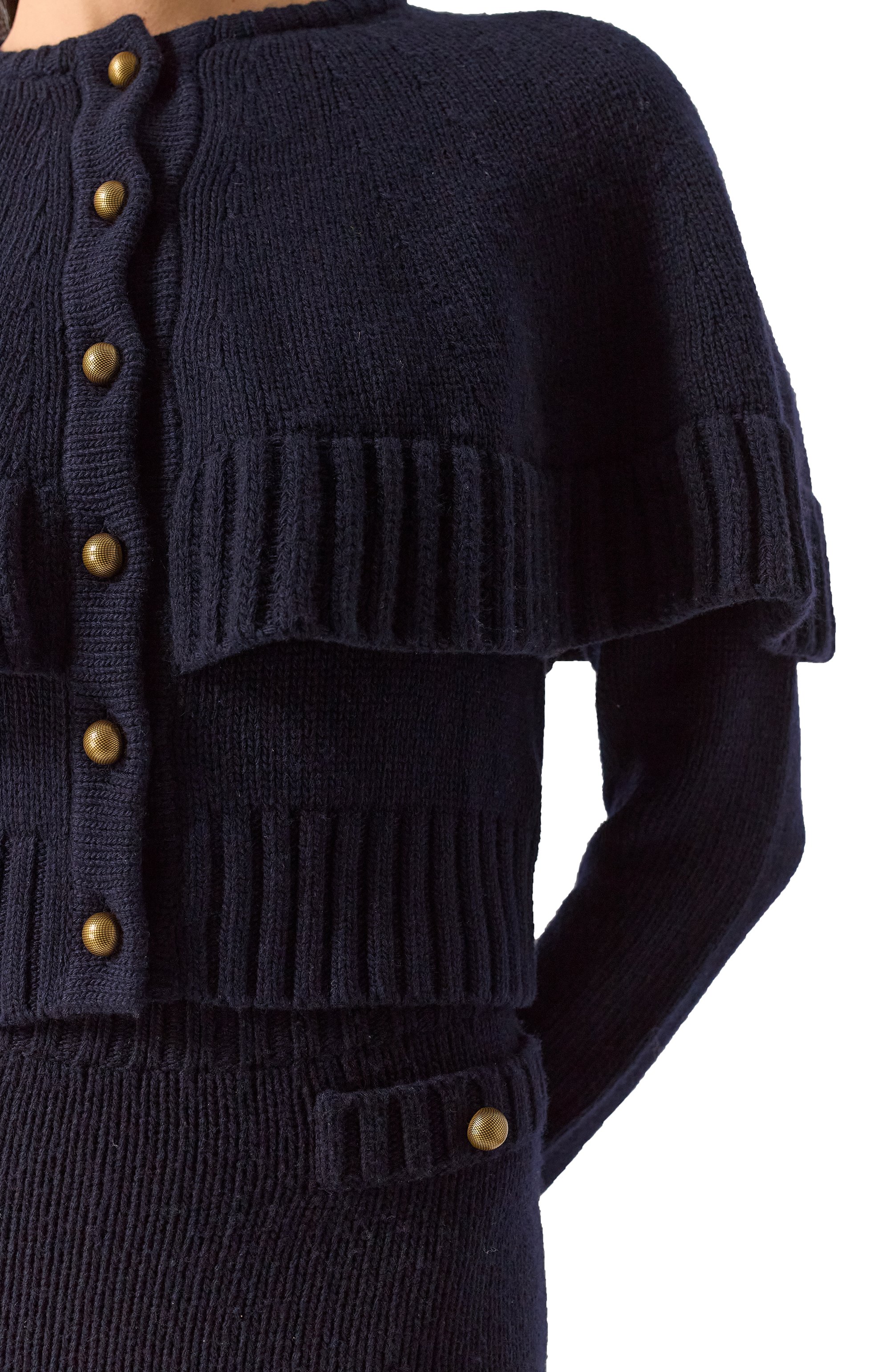 Кардиган из шерсти и кашемира CHLOÉ, арт. CHC24WMC06530, фото 5