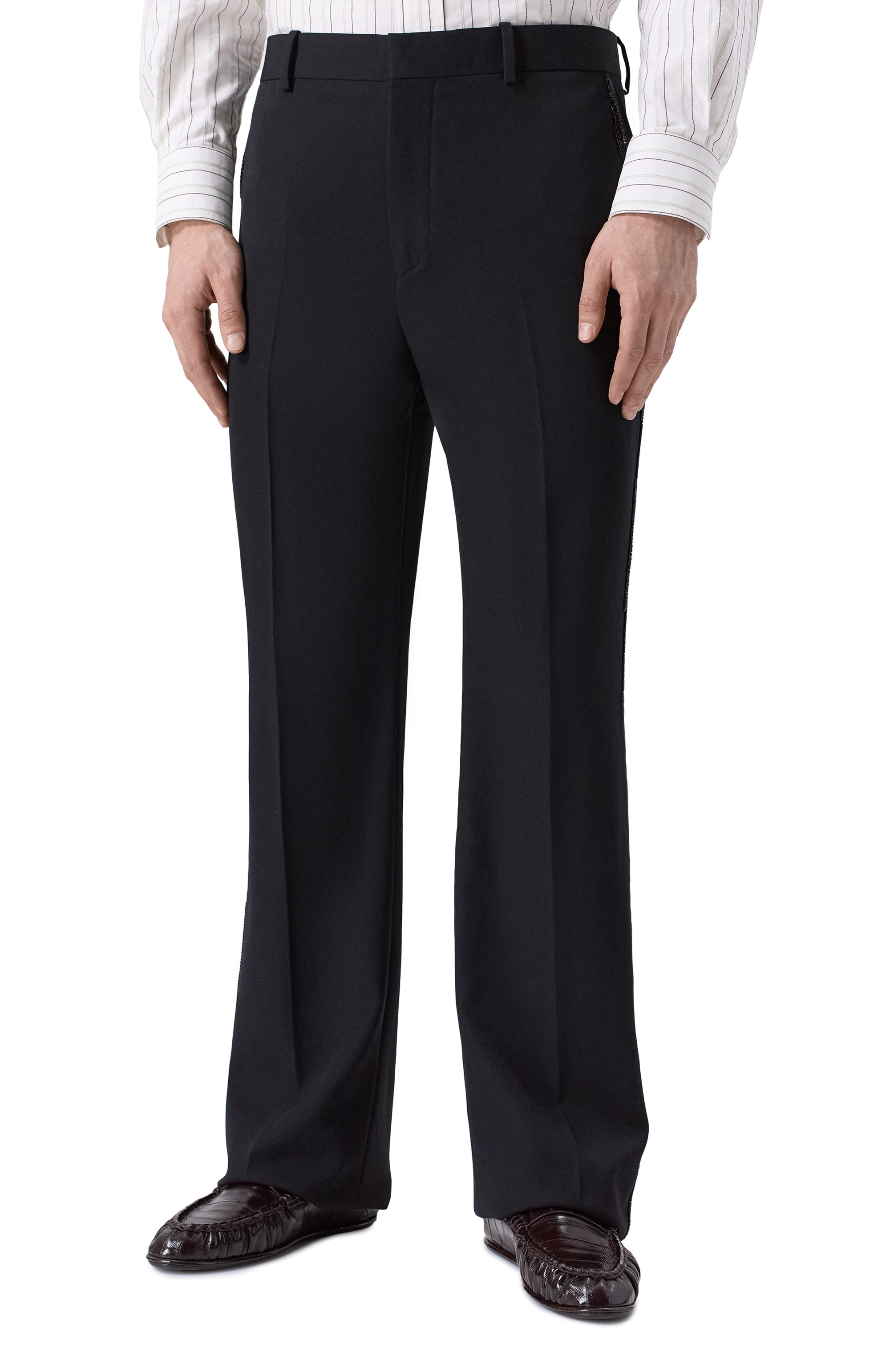 Шерстяные брюки BALMAIN, арт. GH1P0131/PD31, фото 3