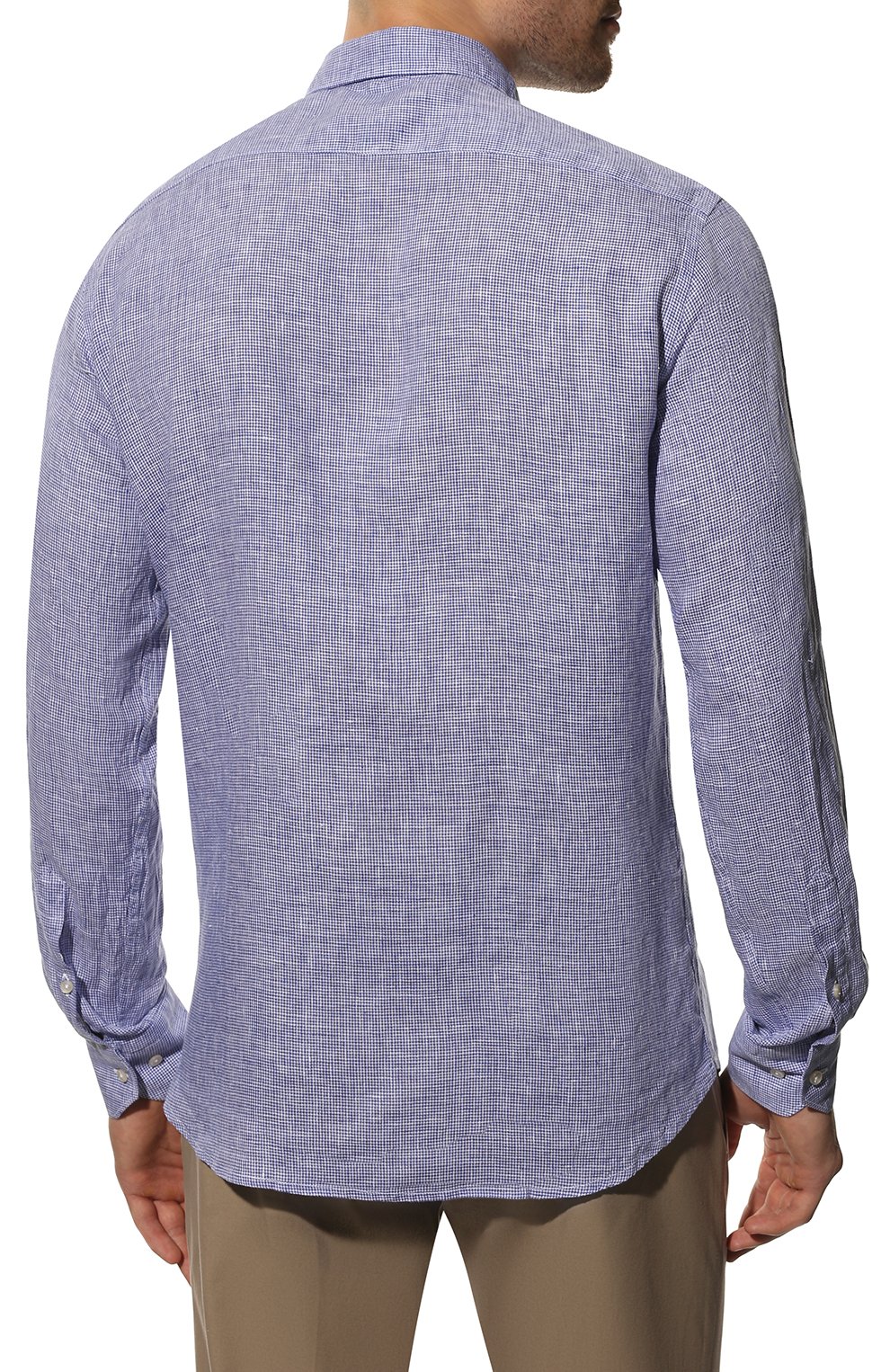 Льняная рубашка BROUBACK синего цвета по цене 18150 руб., арт. ASC-AUGUSTA-38/ATENE, фото 4 Льняная рубашка BROUBACK, арт. ASC-AUGUSTA-38/ATENE, фото 4