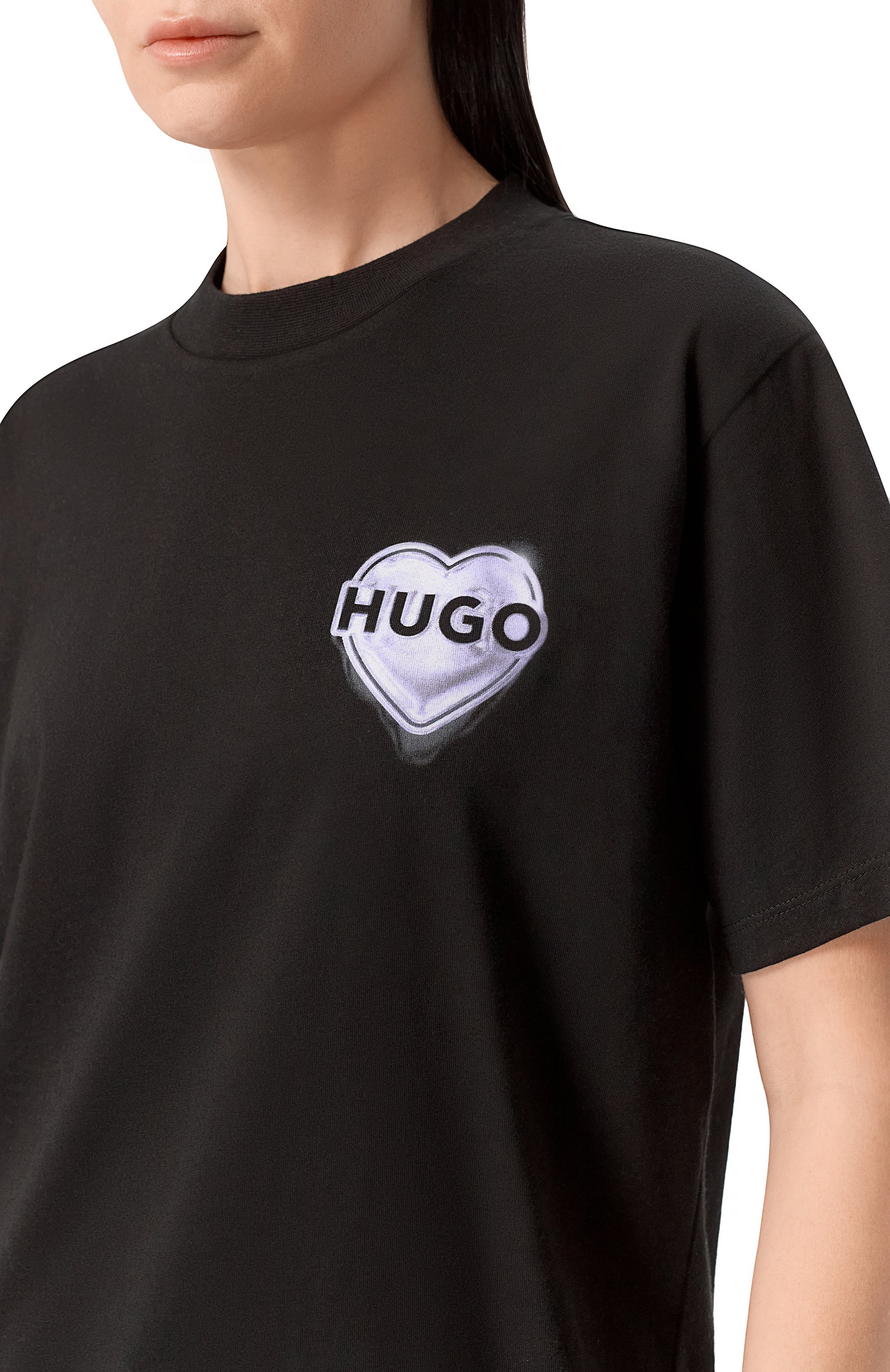 Хлопковая футболка HUGO, арт. 50534545, фото 5
