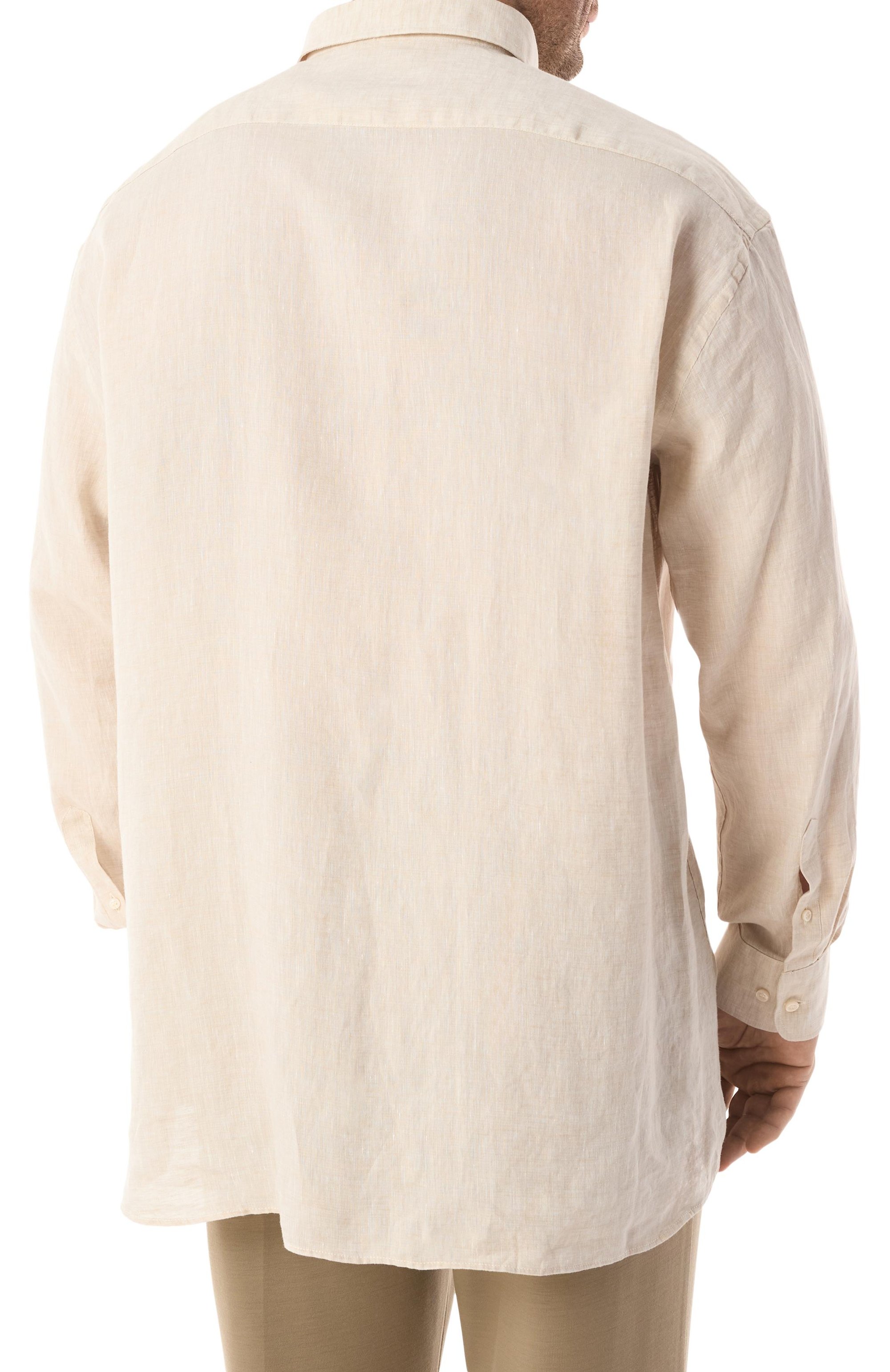 Льняная рубашка PAUL&SHARK, арт. 25413006R/45, фото 4