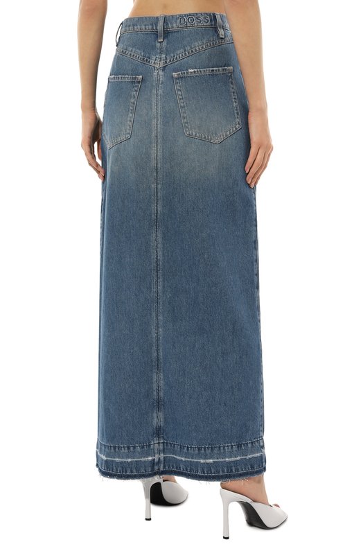 Джинсовая юбка BOSS Orange Синий, фото 4