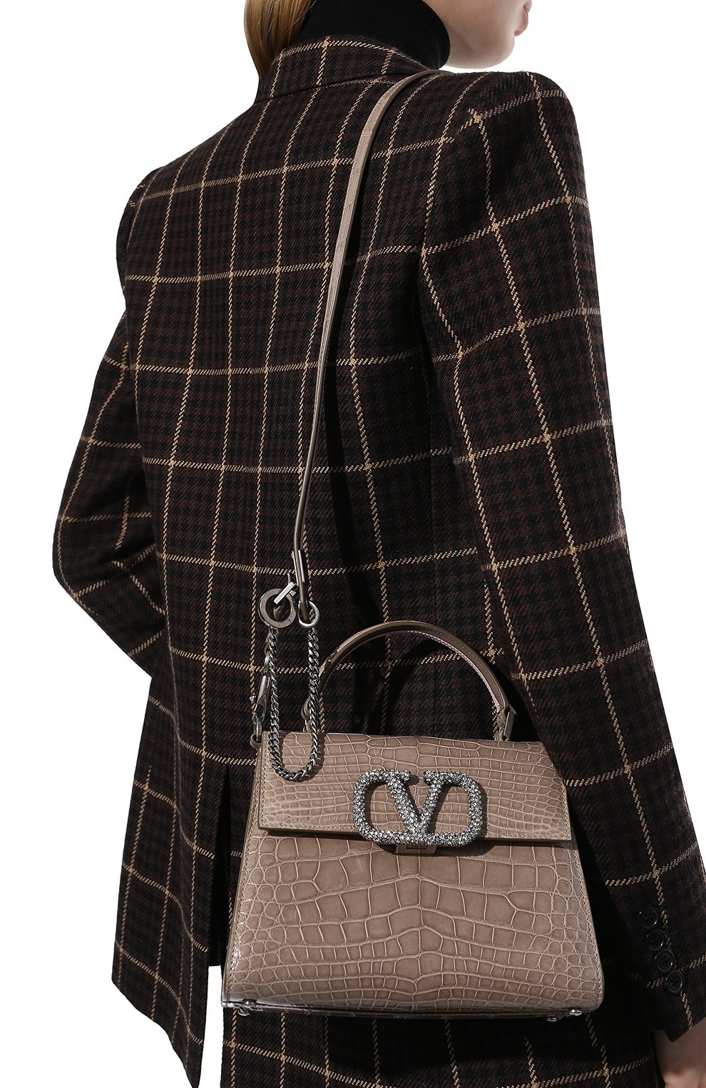 Сумка vsling small из кожи аллигатора VALENTINO, арт. WW2B0F53/HKF/AMIS, фото 6