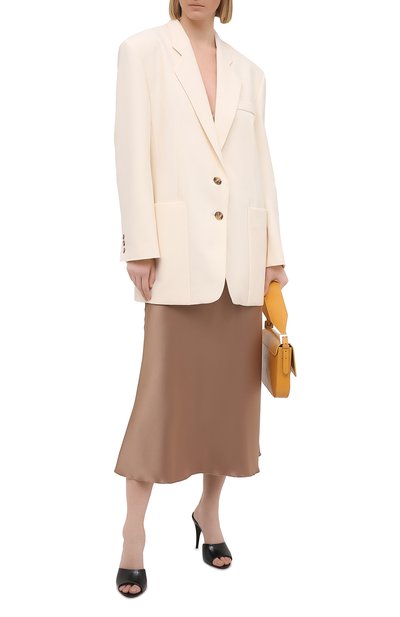 Юбка NANUSHKA темно-бежевого цвета по цене 63750 руб., арт. RAZI_SANDST0NE_SLIP SATIN, фото 2 Юбка NANUSHKA, арт. RAZI_SANDST0NE_SLIP SATIN, фото 2