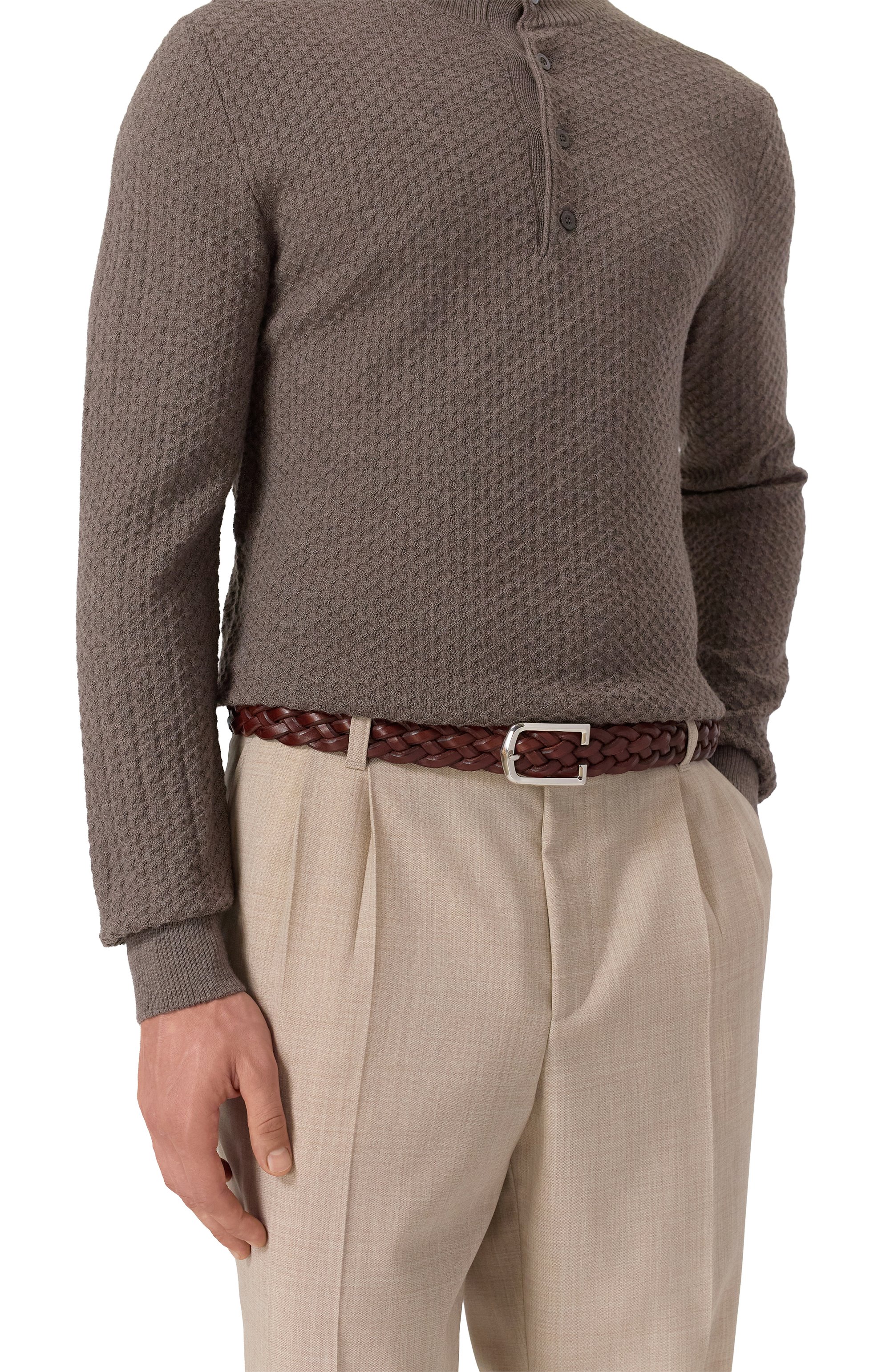 Кожаный ремень CORNELIANI, арт. 26V306-2620806, фото 2