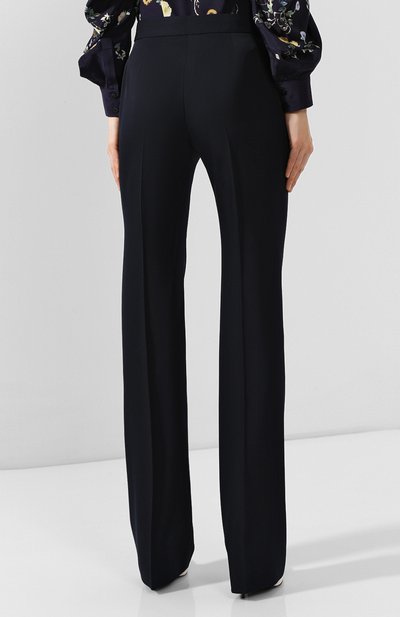 Шерстяные брюки STELLA MCCARTNEY темно-синего цвета по цене 58200 руб., арт. 571968/SHB55, фото 4 Шерстяные брюки STELLA MCCARTNEY, арт. 571968/SHB55, фото 4