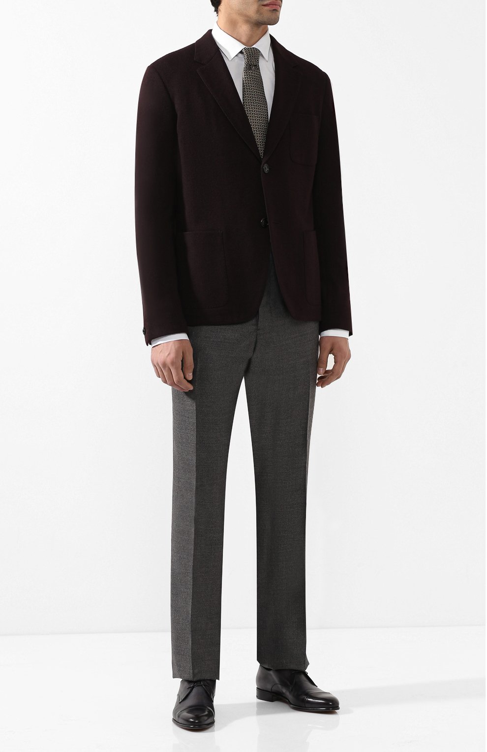 Брюки из смеси шерсти и вискозы BERLUTI, арт. R14TTU28-WAMR, фото 2