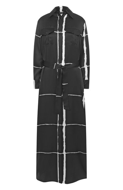 Женское атласное платье KITON, арт. D47321K0873G06