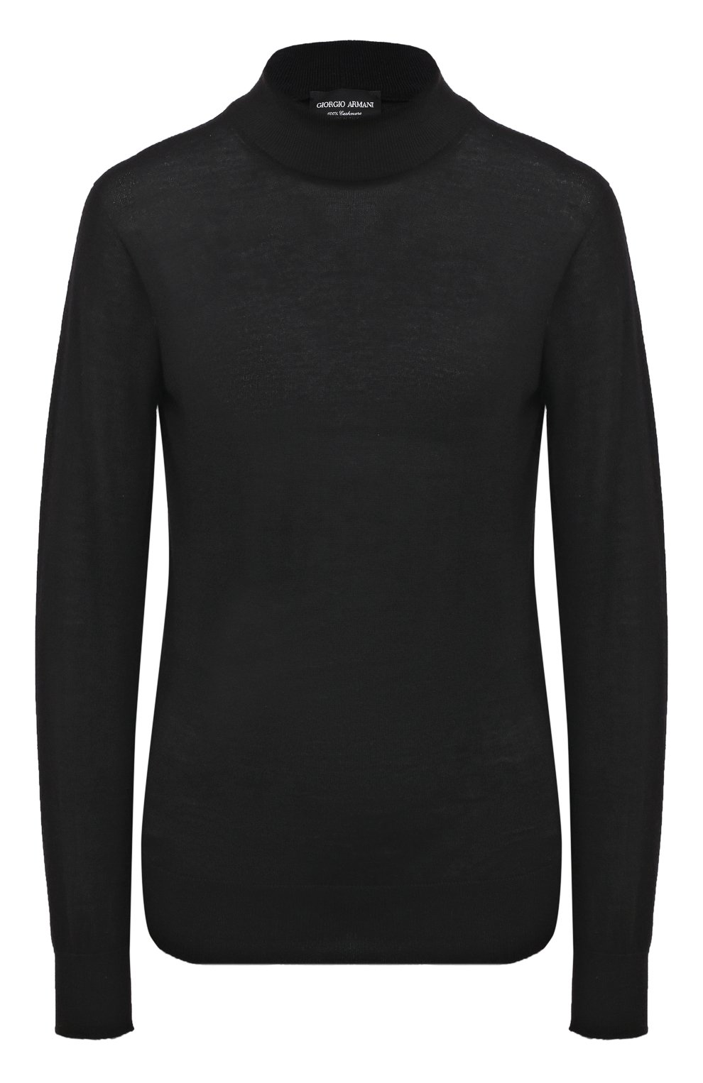 Кашемировая водолазка GIORGIO ARMANI черного цвета по цене 105500 руб., арт. 6GAM18/AM45Z, фото 1 Кашемировая водолазка GIORGIO ARMANI, арт. 6GAM18/AM45Z, фото 1