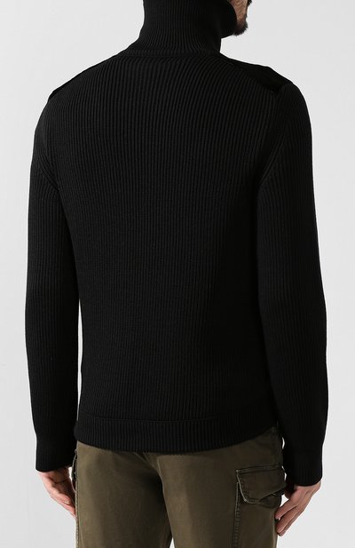 Шерстяной кардиган с меховой отделкой BERLUTI, арт. R16KCL59-001, фото 4