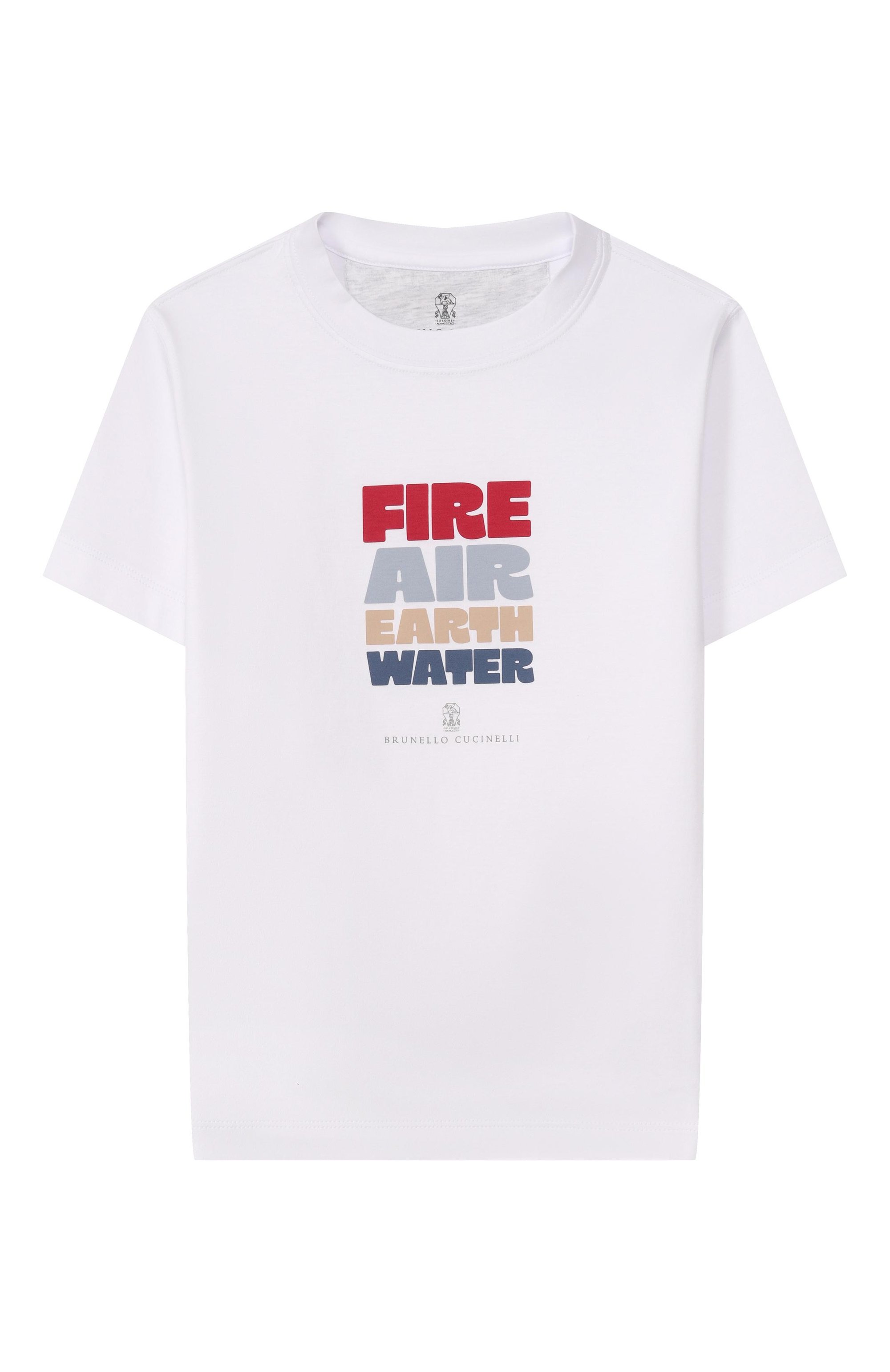 Хлопковая футболка BRUNELLO CUCINELLI, арт. B0B13T179C, фото 1