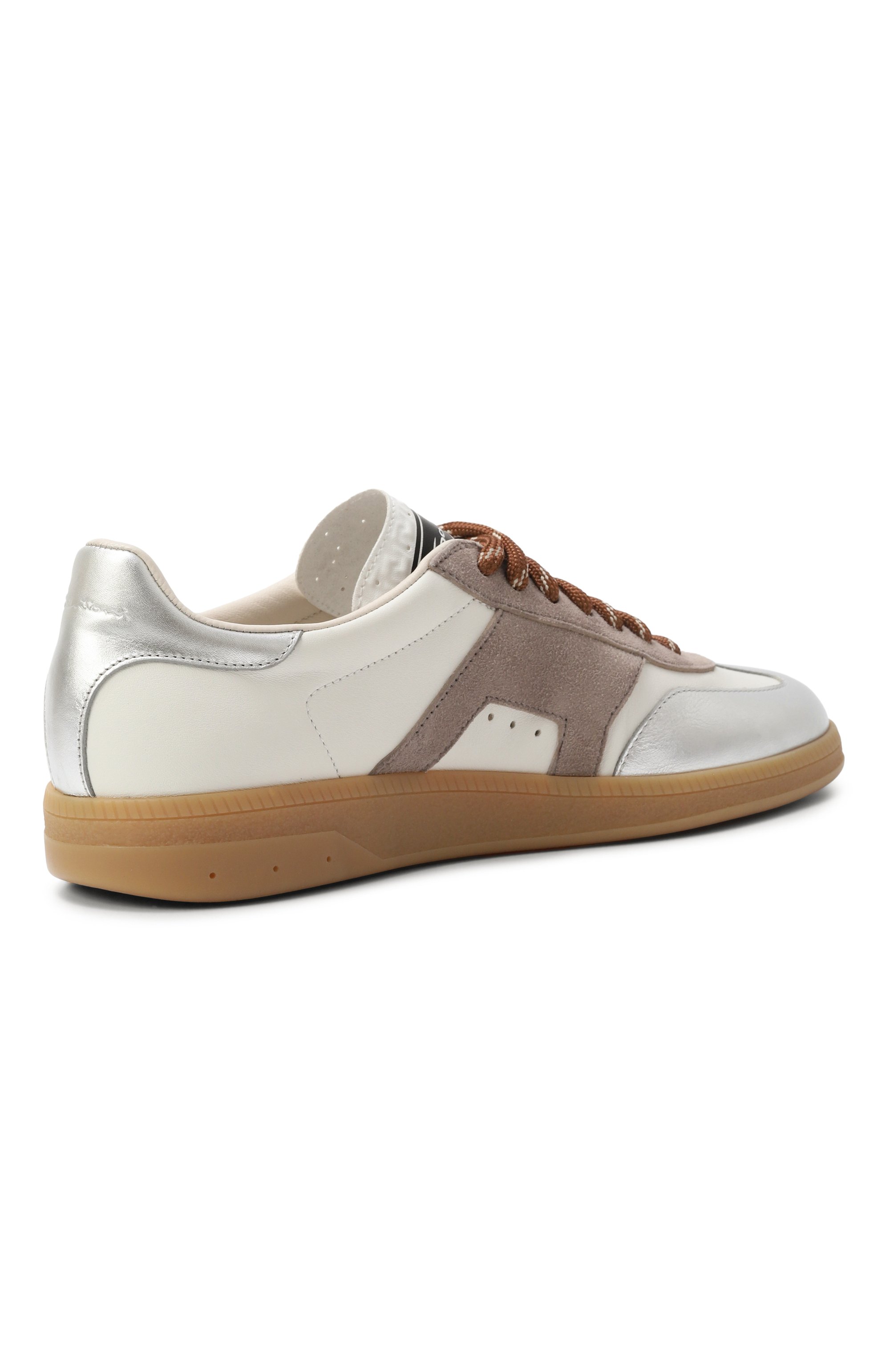 Кожаные кеды dbs oly SANTONI, арт. WBPG61244FARSPSX, фото 5