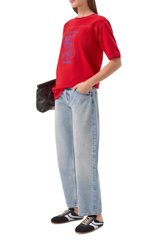 Замшевые кеды Dries Van Noten 011778/0126 Чёрно-белый  011778/0126 Фото 3