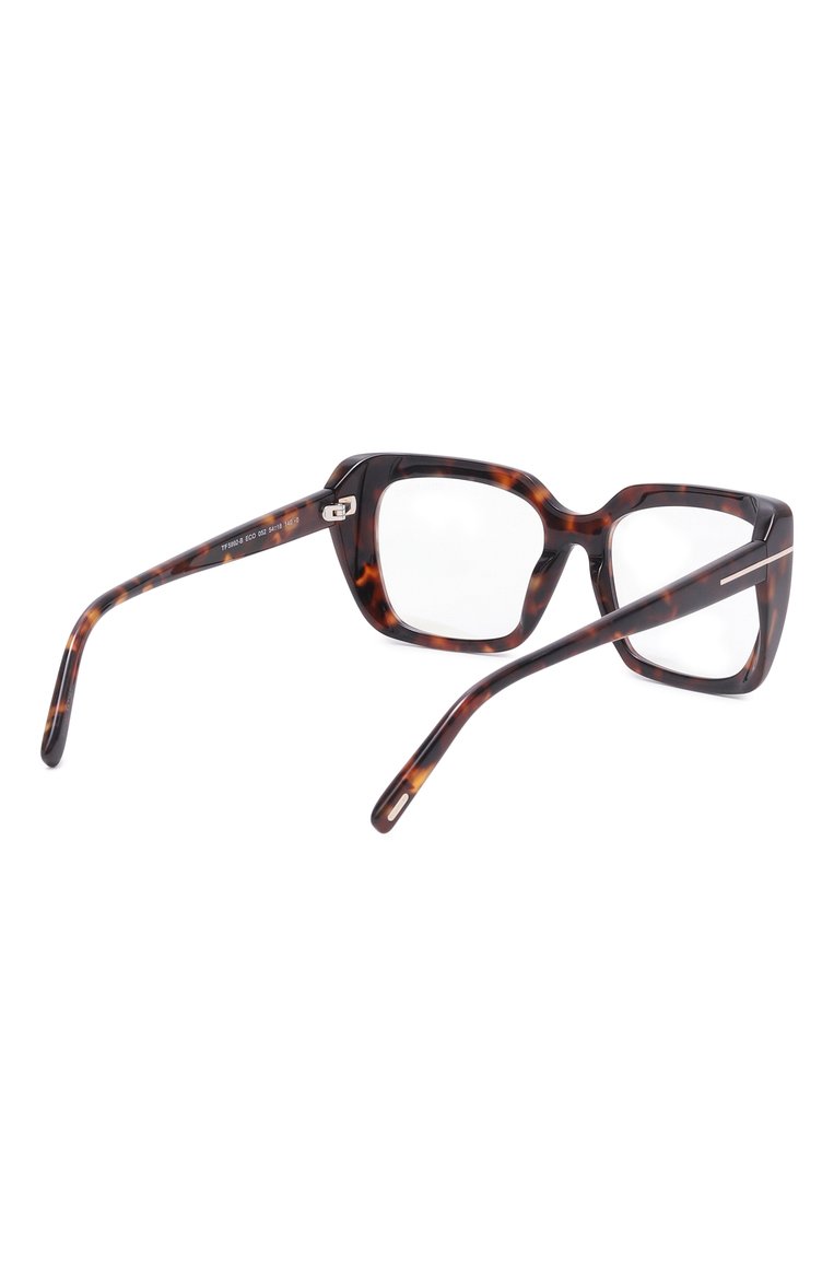 Женские оправа TOM FORD коричневого цвета, арт. TF5992-B 052 | Фото 4 (Тип очков: Оправа; Материал: Пластик; Очки форма: Квадратные; Оптика Гендер: оптика-женское)