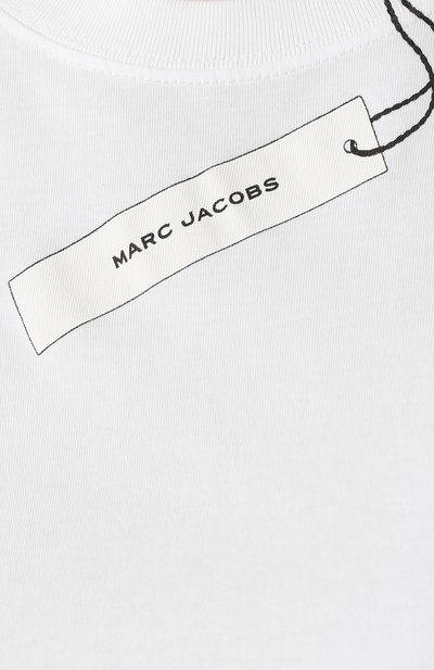 Хлопковая футболка MARC JACOBS (THE) белого цвета по цене 10600 руб., арт. M4007978, фото 5 Хлопковая футболка MARC JACOBS (THE), арт. M4007978, фото 5