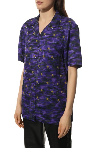 Рубашка из вискозы DRIES VAN NOTEN, арт. 221-030779-4043, фото 3