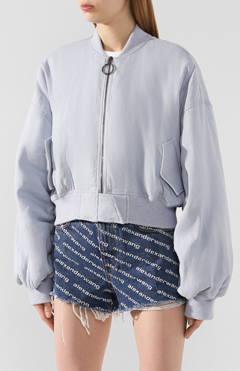 Б омбер из смеси льна и вискозы OFF-WHITE, арт. 0WEA200S20FAB0024001, фото 3