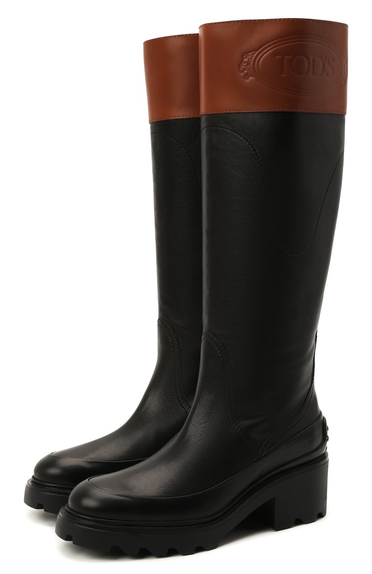 Кожаные сапоги TOD’S, арт. XXW08D0E070QHV, фото 1