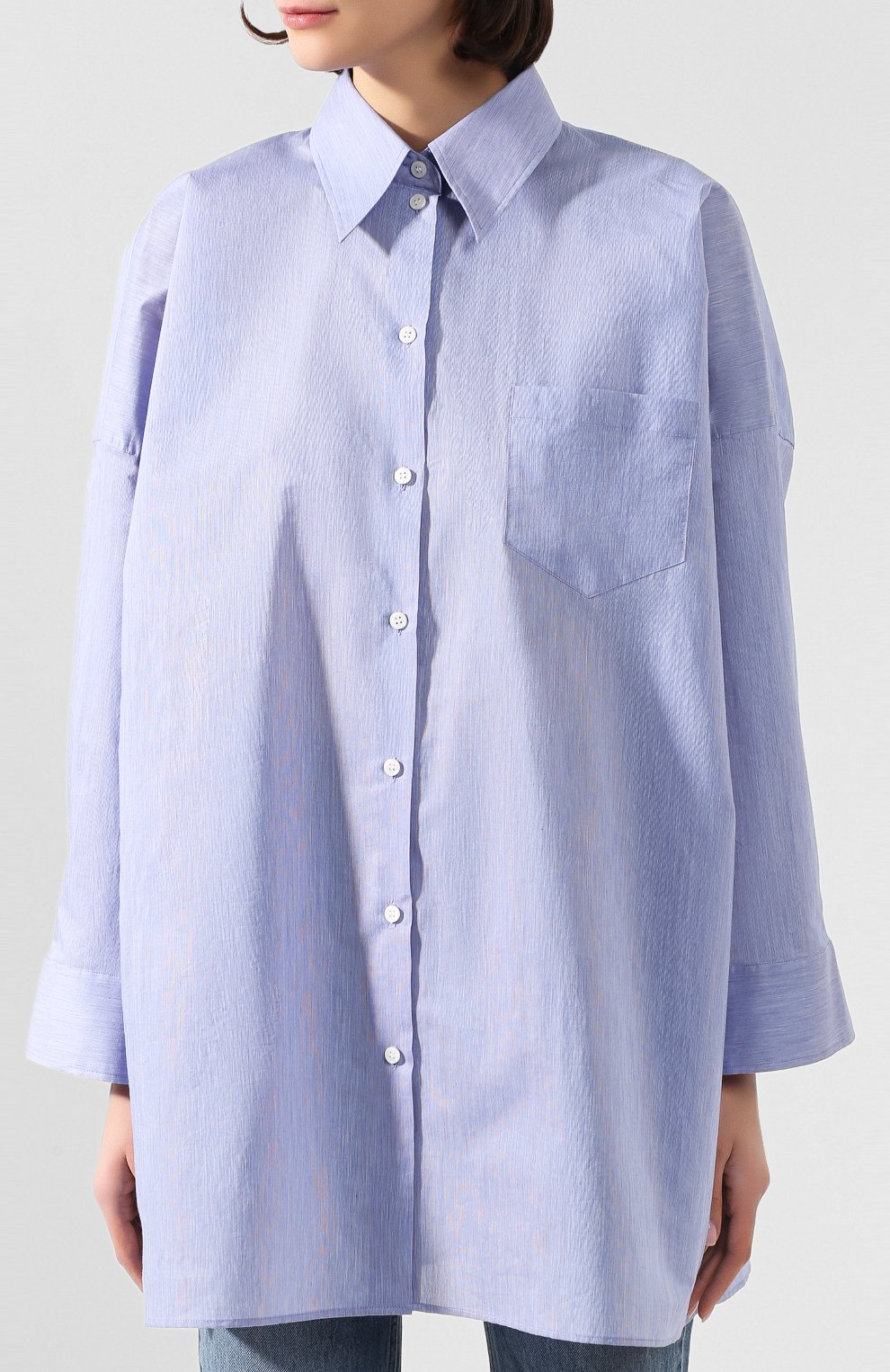 Хлопковая рубашка ACNE STUDIOS, арт. AC0210/W, фото 3