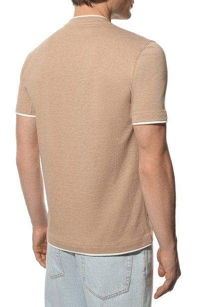 Хлопковая футболка BRUNELLO CUCINELLI, арт. 221M0T617427, фото 4