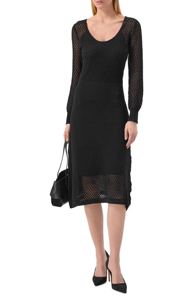 Хлопковое платье LORENA ANTONIAZZI, арт. P26122AM14A/3049, фото 2