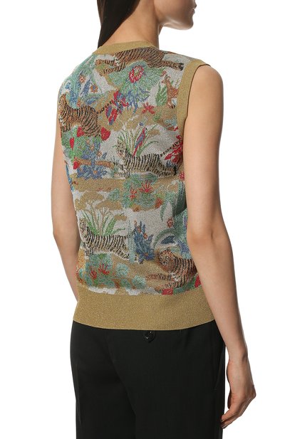 Жилет из вискозы GUCCI, арт. 686496/XKB8U, фото 4