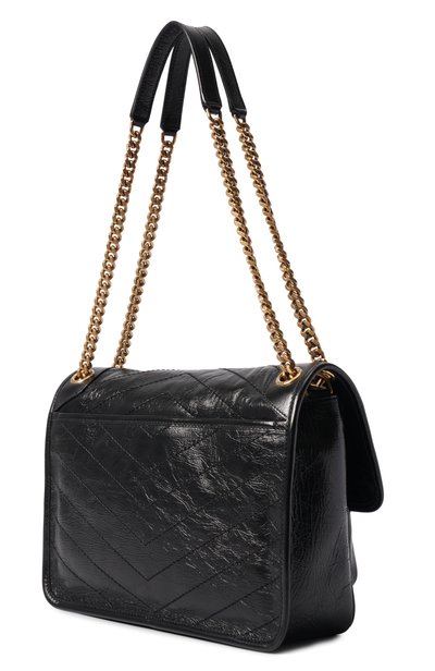 Сумка niki medium SAINT LAURENT черного цвета по цене 431000 руб., арт. 633184/0EN07, фото 4 Сумка niki medium SAINT LAURENT, арт. 633184/0EN07, фото 4