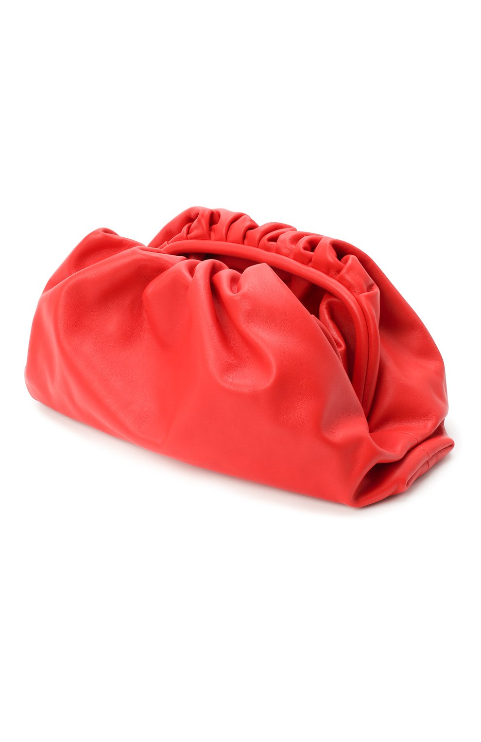 Клатч pouch BOTTEGA VENETA красного цвета по цене 259500 руб., арт. 576227/VCP40, фото 4 Клатч pouch BOTTEGA VENETA, арт. 576227/VCP40, фото 4