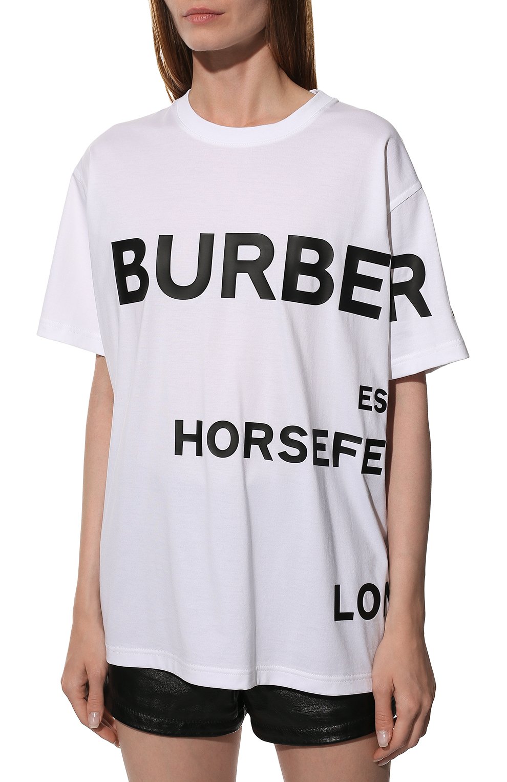 Хлопковая футболка BURBERRY, арт. 8048748, фото 3