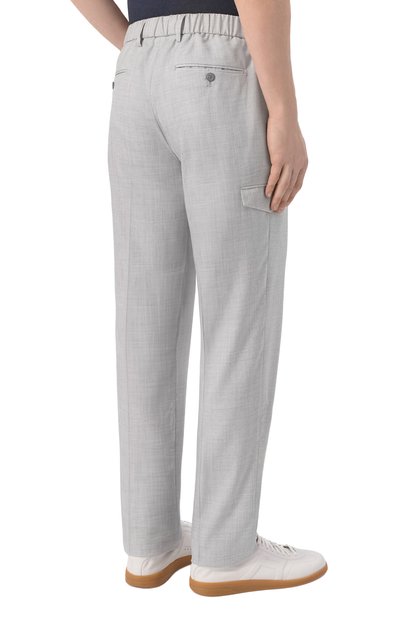 Брюки-карго из шерсти и шелка STEFANO RICCI, арт. M1T6100142/WK002U, фото 4