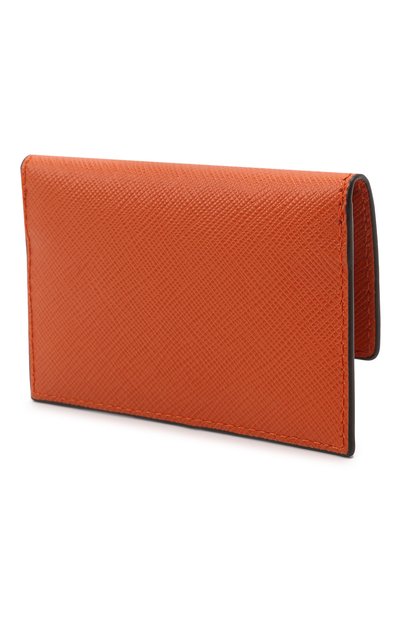 Кожаный футляр для кредитных карт PRADA оранжевого цвета по цене 34000 руб., арт. 2MF028-QHH-F0S73, фото 2 Кожаный футляр для кредитных карт PRADA, арт. 2MF028-QHH-F0S73, фото 2