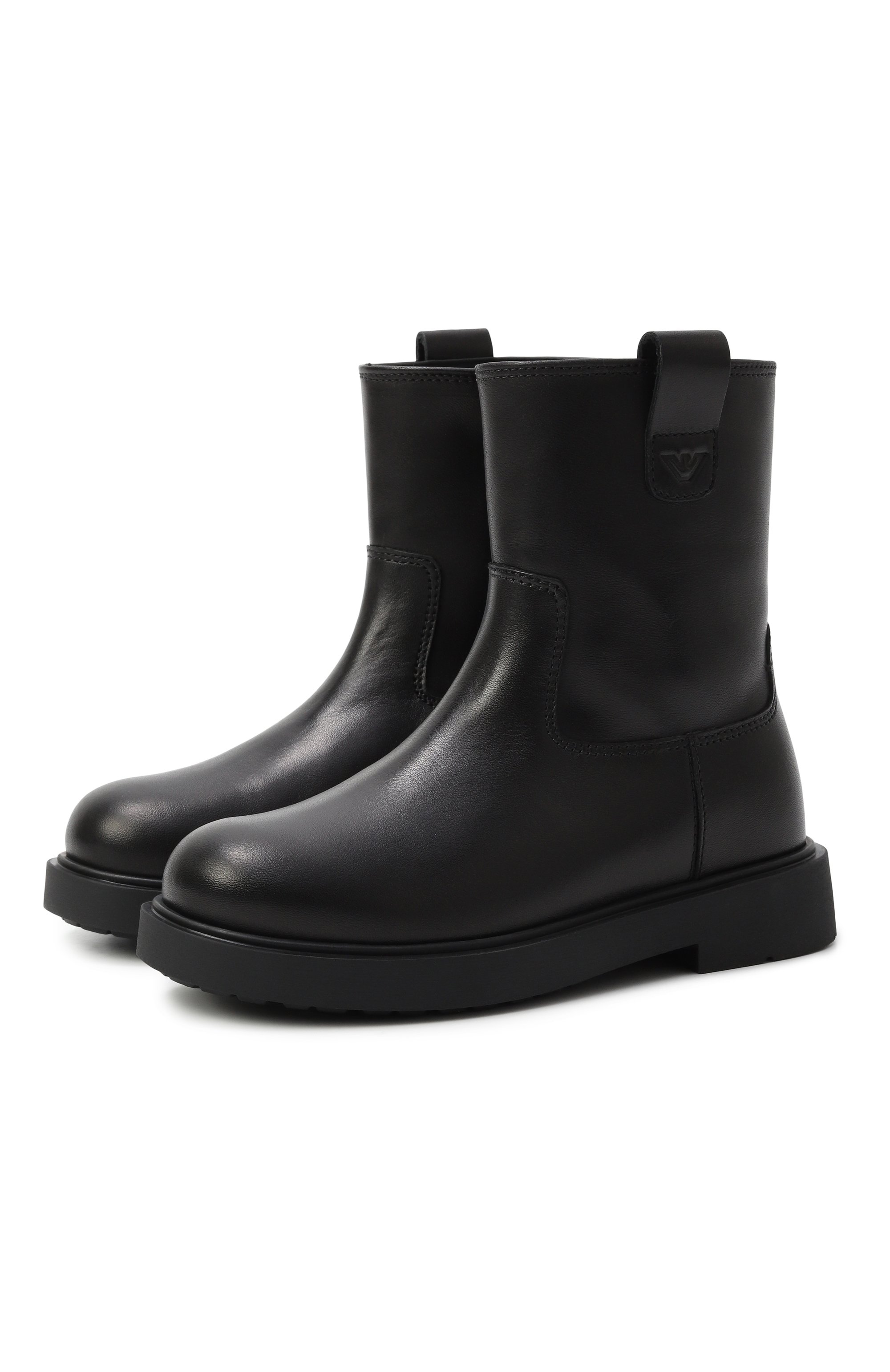 Кожаные ботинки EMPORIO ARMANI, арт. EB000800/AF18732, фото 1