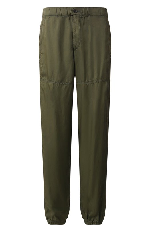 Брюки из вискозы Dries Van Noten 251-020932-1427 Хаки 251-020932-1427