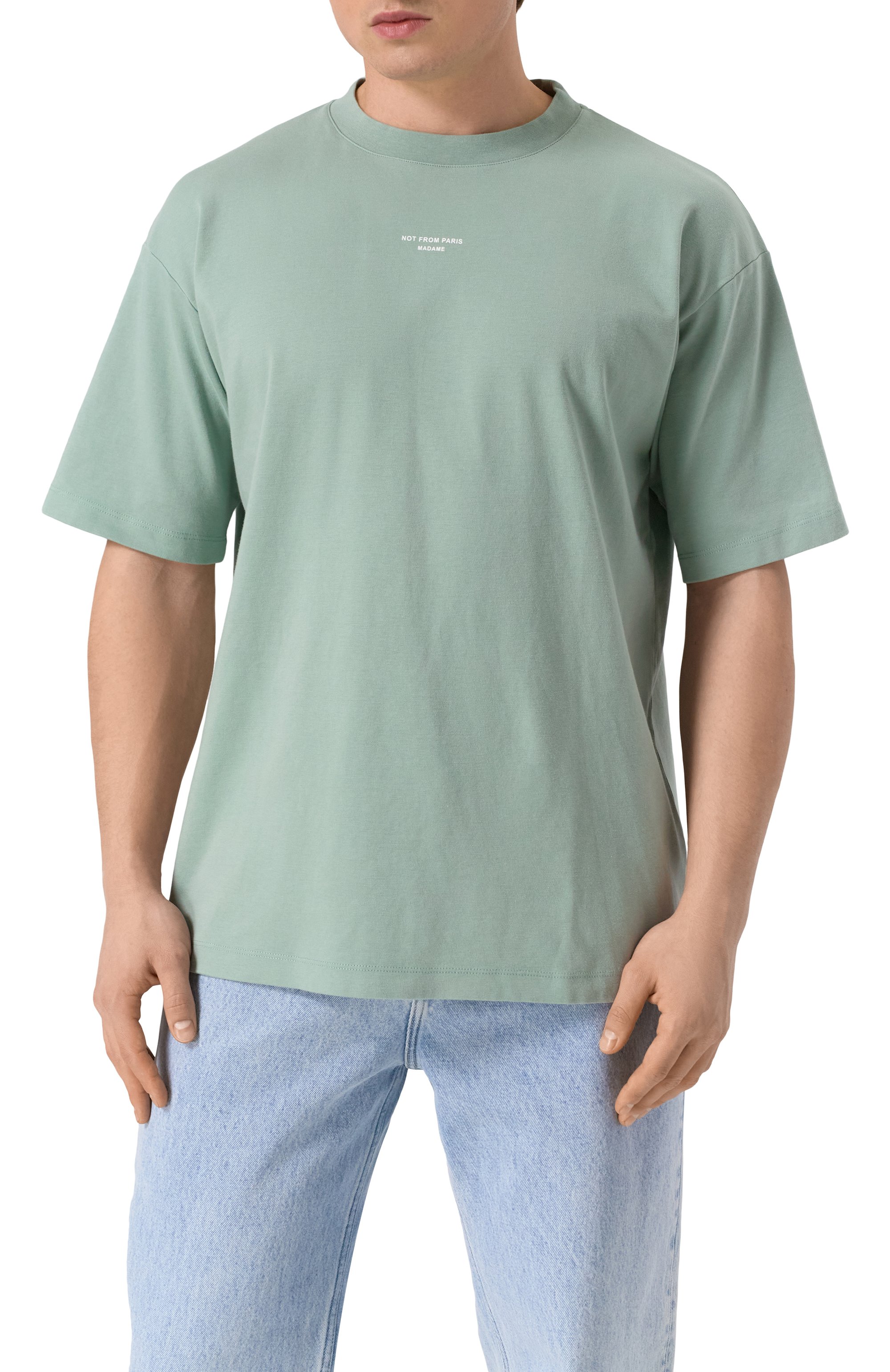 Хлопковая футболка DROLE DE MONSIEUR, арт. E-TS202-C0002-WG, фото 3
