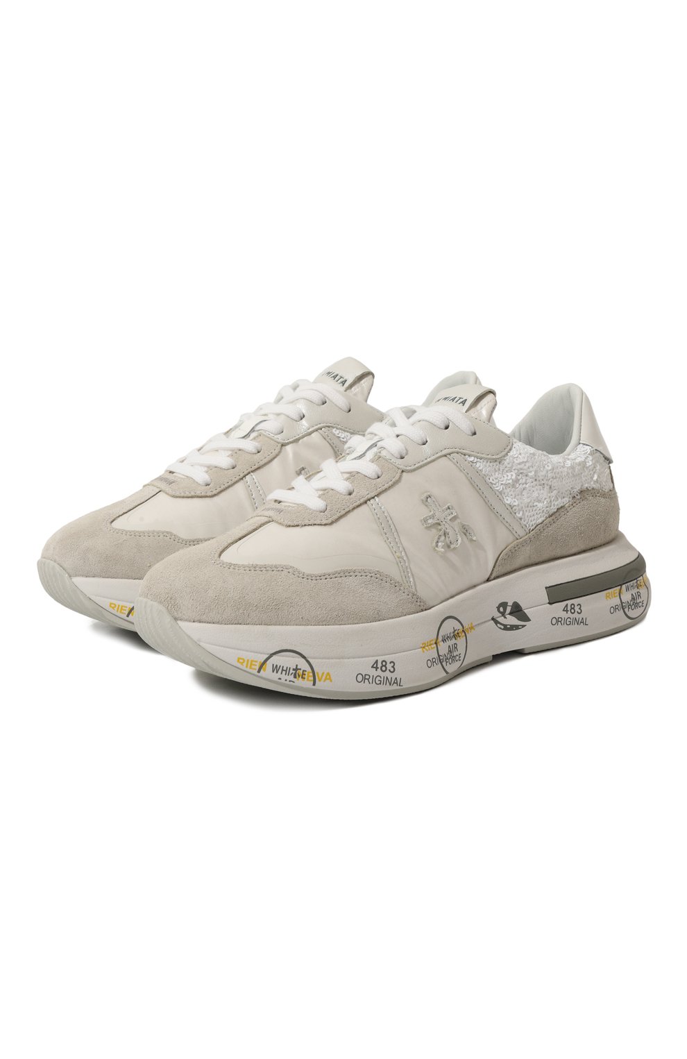 Комбинированные кроссовки cassie PREMIATA, арт. CASSIE/VAR 6346, фото 1