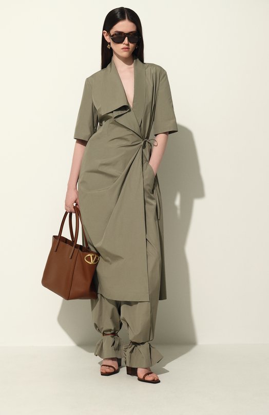 Хлопковые брюки Dries Van Noten 251-010909-1374 Серый  251-010909-1374 Фото 7