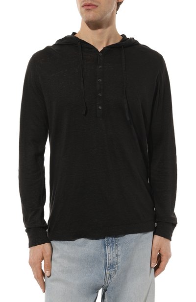 Льняной лонгслив-хенли 120% LINO, арт. 31ALIM7553/000E908/S00, фото 3