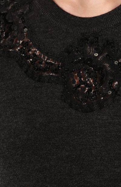 Топ DOLCE & GABBANA темно-серого цвета по цене 116000 руб., арт. FX139Z/JAMZT, фото 5 Топ DOLCE & GABBANA, арт. FX139Z/JAMZT, фото 5
