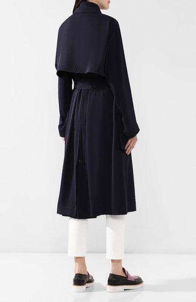 Тренч с поясом ACNE STUDIOS темно-синего цвета по цене 133000 руб., арт. A90108, фото 4 Тренч с поясом ACNE STUDIOS, арт. A90108, фото 4