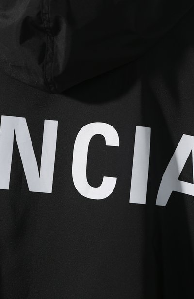 Плащ с капюшоном BALENCIAGA черного цвета по цене 153000 руб., арт. 518184/TYD36, фото 5 Плащ с капюшоном BALENCIAGA, арт. 518184/TYD36, фото 5