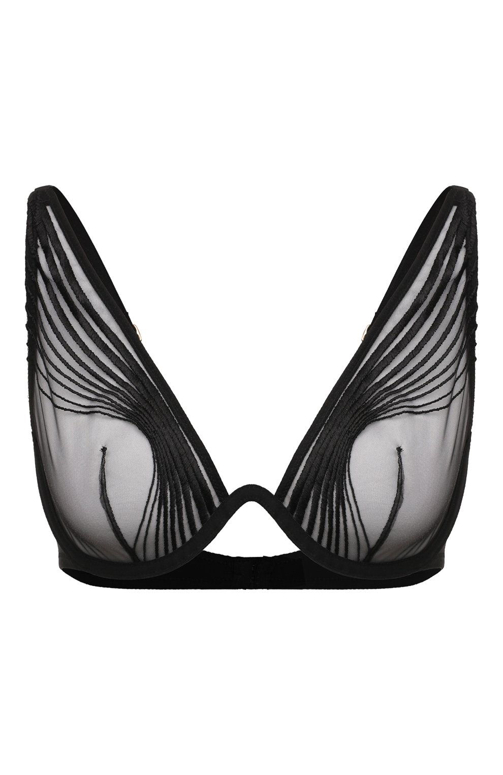 Бюстгальтер с мягкой чашкой AUBADE черного цвета по цене 23100 руб., арт. 3CM12, фото 1 Бюстгальтер с мягкой чашкой AUBADE, арт. 3CM12, фото 1