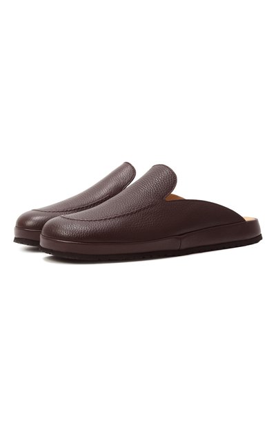 Мужские кожаные домашние туфли FARFALLA, арт. F5AD/DEER