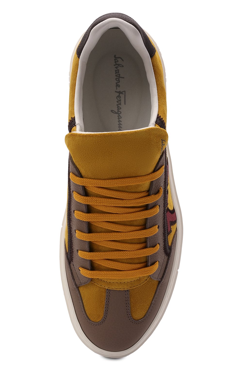 Комбинированные кеды FERRAGAMO, арт. Z-07407823E, фото 5