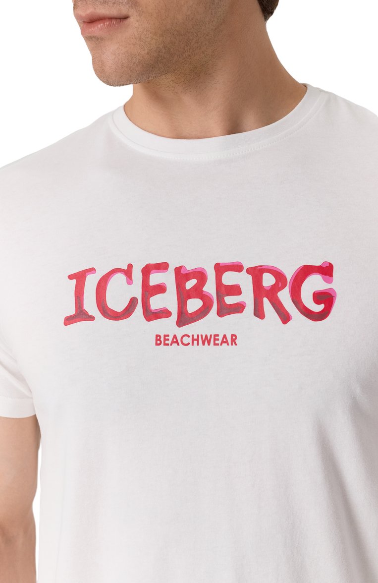 Хлопковая футболка ICEBERG, арт. ICE25MTS01, фото 1